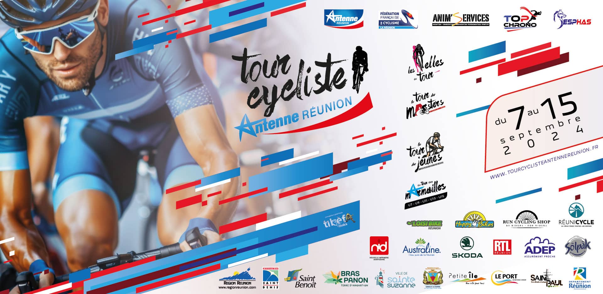 AFFICHE Tour Cycliste Antenne Réunion 2024